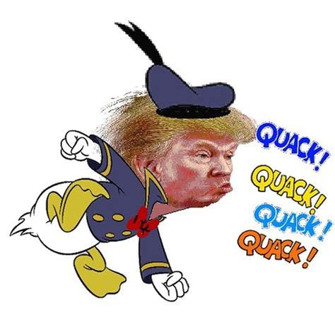 donald trump equals donald duck