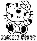 Kitty Hello Zombie Coloring Pages Color Stickers Cat Kids Sticker Decal Printable Decals Getdrawings Pick Getcolorings Choose Cute Board sketch template
