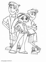 Kratts Wild Coloring Pages Printable Kids Color Sheets Print Protagonists Drawing Birthday Printables Cartoons Visit Popular Book Chris Pbs sketch template