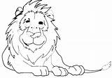Lion Coloring Pages Roaring Realistic Kids Printable Template sketch template