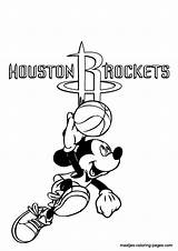 Coloring Pages Lakers Houston Rockets Basketball Nba Los Angeles Logo Mickey Printable Mouse Utah Jazz Chicago Sheets Spurs Drawing Bulls sketch template