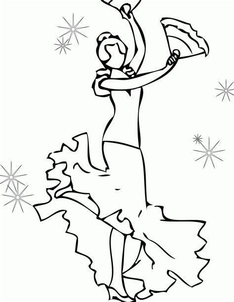 dancing coloring page coloring home