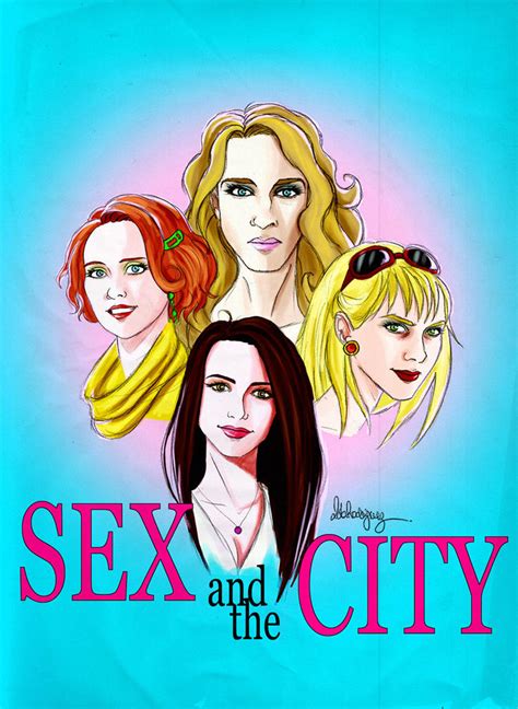 sex and the city poster by loleia on deviantart
