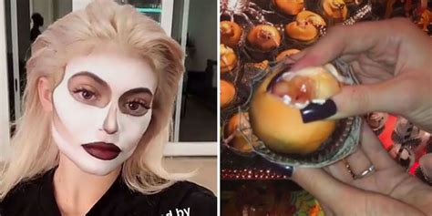 Zit Cupcakes Kylie Jenner Halloween Party 2016