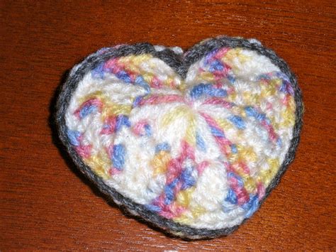crocheted heart crochet heart crochet crafts