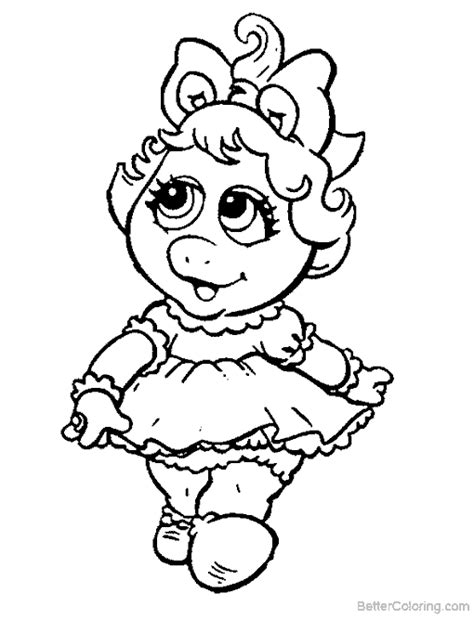 muppet babies coloring pages  drawing  printable coloring pages