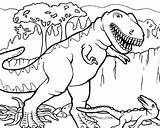 Rex Dinosaurus Getcolorings Dilophosaurus Colo sketch template