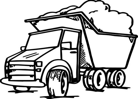 garbage truck coloring pages printable printable world holiday