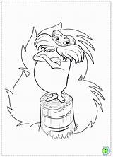 Lorax Coloring Pages Truffula Tree Dr Seuss Dinokids Trees Kids Fun Color Popular Library Sheets Choose Board Close Charming Creature sketch template