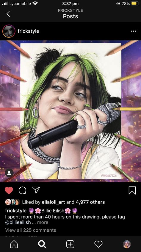 credits  atfrickstyle  insta billie eilish credits insta memes drawings meme sketches