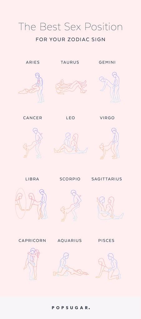 Best Sexual Positions Based On Zodiac Sign Popsugar Love Uk