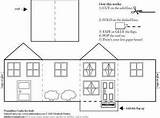 Putz Houses Paper Templates House Village Template Christmas Cut Bing Glitter Choose Board sketch template