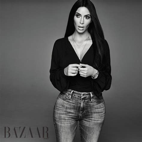 kim kardashian harpers bazaar arabia cover wearing  carlyn blouse