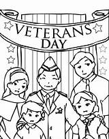 Veterans Coloring Pages Printable Kids Color Getcolorings Getdrawings Drawing Print sketch template