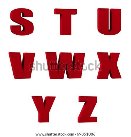 red capital letters alphabet isolated  stock illustration  shutterstock