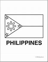 Coloring Philippines Phillipines Designlooter Flags Clip Preview 392px 03kb sketch template