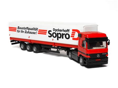 siku  mercedes articulated lorry promotional model sopro  ovp  ebay