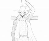Mihawk Piece Coloring Pages Dracule Skill Another Printable sketch template