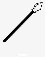 Spear sketch template