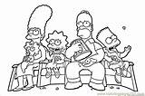 Simpsons Maggie Family Angry Ecoloring sketch template