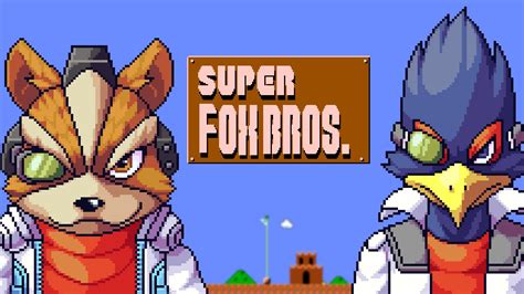 super fox bros fox falco  super mario bros xx youtube