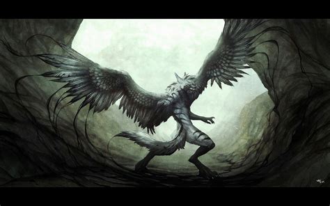 wolf  wings wallpapers wallpaper cave