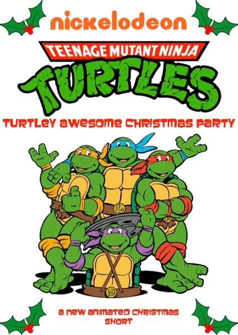 teenage mutant ninja turtles turtley awesome christmas party fan