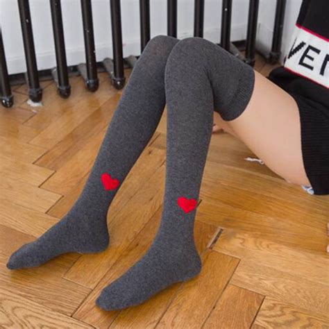 women stockings sexy warm thigh high over the knee socks long cotton