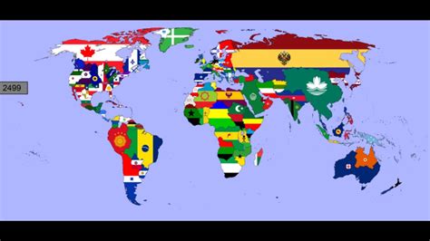 future world map  flags