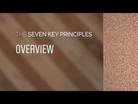 key principles overview youtube