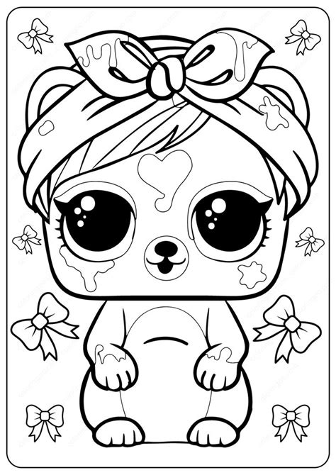 printable lol surprise coloring pages unicorn coloring pages