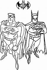 Superman Coloring Pages Kids Batman Vs Getdrawings sketch template