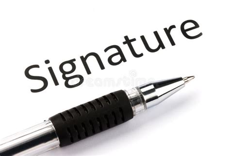 sign  stock image image  sign white signature