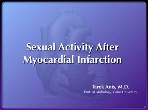 sexual activity after myocardial infarction