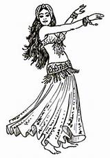 Bellydance Drawings Dance Belly Draw Rug Stitch Coloring Culture Cross Inspiration Making Cartoon Pages Girls Drawing sketch template