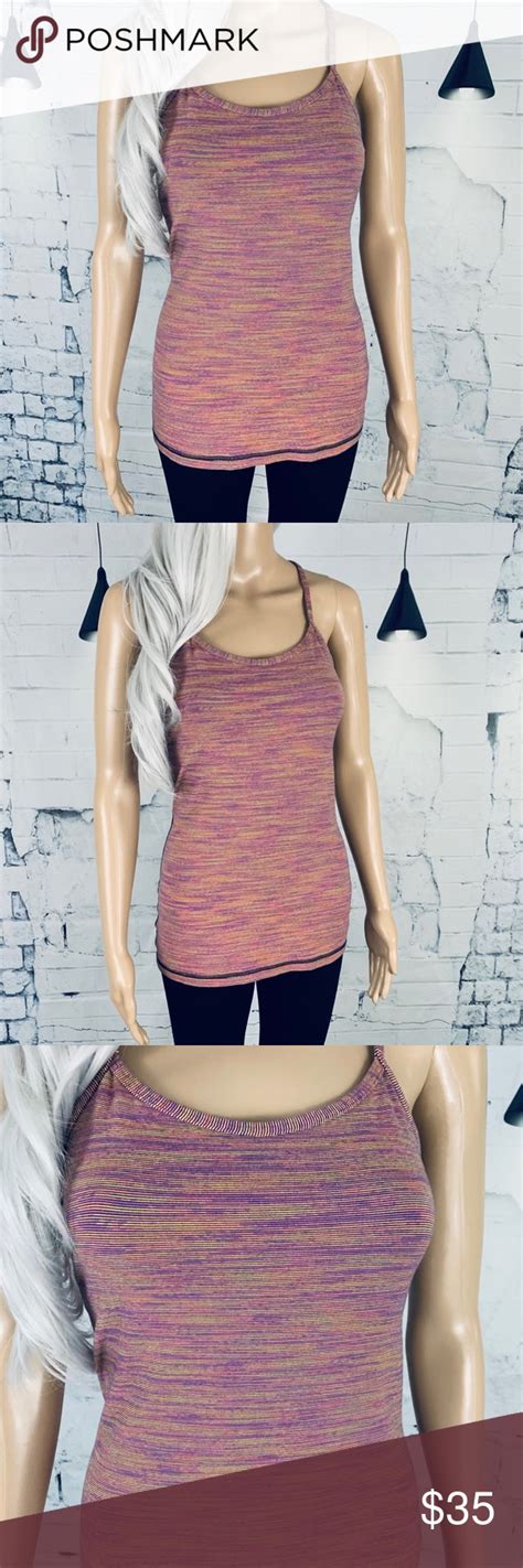 Lululemon Power Y Tank We Are From Space Vtg Pink