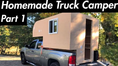 homemade diy truck camper plans  save  money truck camper