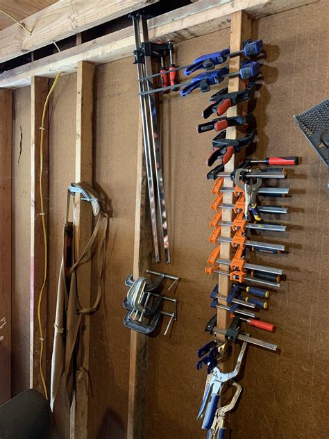 elses clamp storage situation   rwoodworking