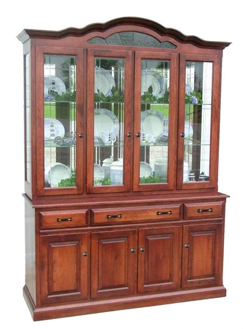 amish dining room hutch china cabinet surrey street rustic