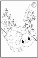 Ladybug Kidsactivitiesblog sketch template