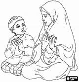 Coloring Pages Islamic Muslim Printable Kids Getdrawings Getcolorings Colorings Color sketch template