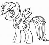 Dash Rainbow Coloring Pages Pony Little Coloring4free Kids Printable Clipartmag Wecoloringpage Gif Draw sketch template