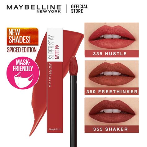 maybelline superstay matte ink lipstick  ranges shopee singapore