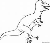 Allosaurus Coloringall sketch template