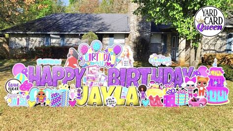 jys balloons teal birthday party lawn decorations large yard greeting sign sets big birthday