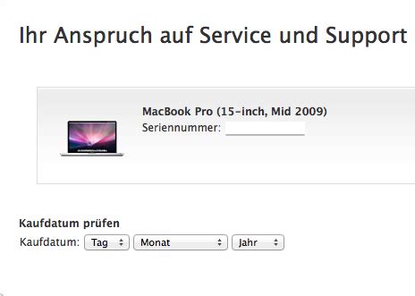 macbook kaufdatum apple garantie computer mac macintosh