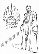 Jedi Wars Star Coloring Pages Cartoon Kids sketch template