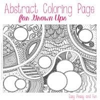 abstract coloring page  adults easy peasy  fun