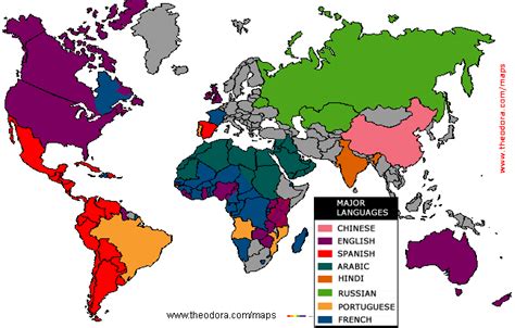 World Language Map Lindsay Does Languages