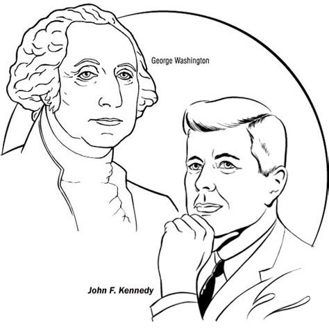 president coloring pages    teaching  learning tool